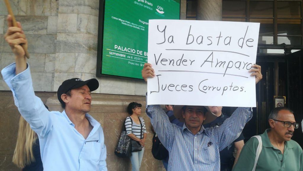 Marcha Ciudadana en contra de los jueces corruptos de México