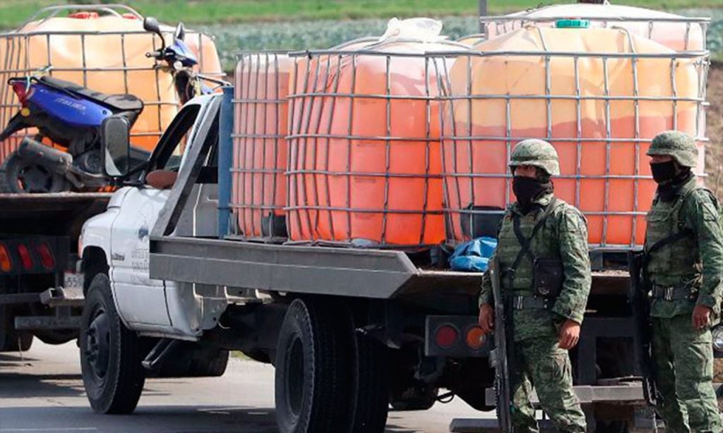 Operativo contra huachicol
