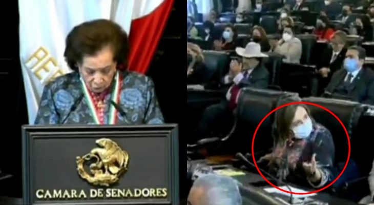 Mientras Ifigenia Martínez hacía un llamado a unidad, Xóchitl Gálvez hacía  señas irrespetuosas (VIDEO) – Sin Línea Mx