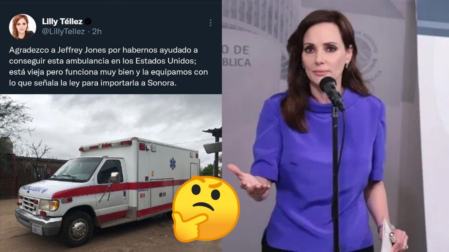 ¿qué Creen Lilly Téllez Por Fin Entrega Ambulancia Prometida A Ures Sonora Es Vieja Peroemk 9802