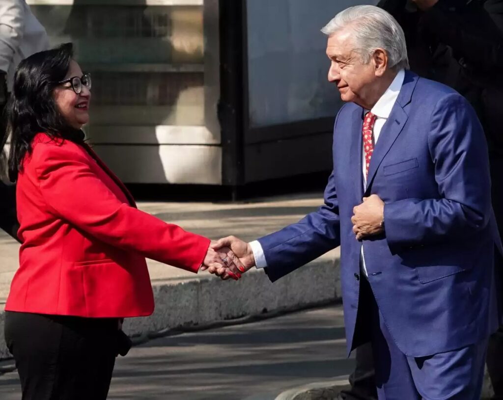 AMLO reconoce postura de Norma Piña