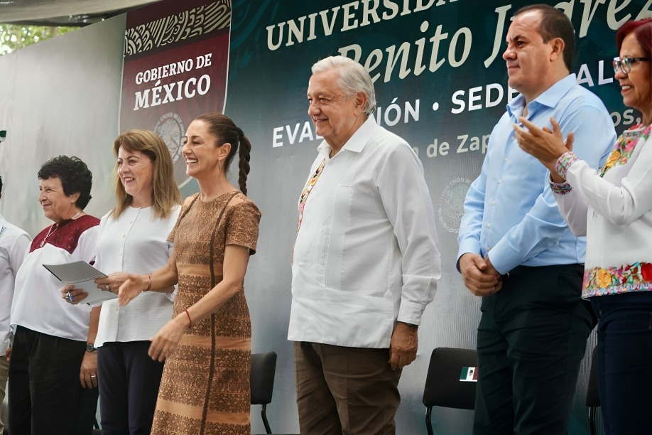 AMLO y Sheinbaum visitan el estado de Morelos