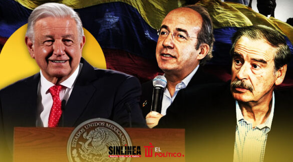 AMLO tunde a Fox y Calderón por pedir conteo en Venezuela