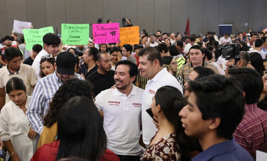 Armenta renovó compromiso con los jóvenes