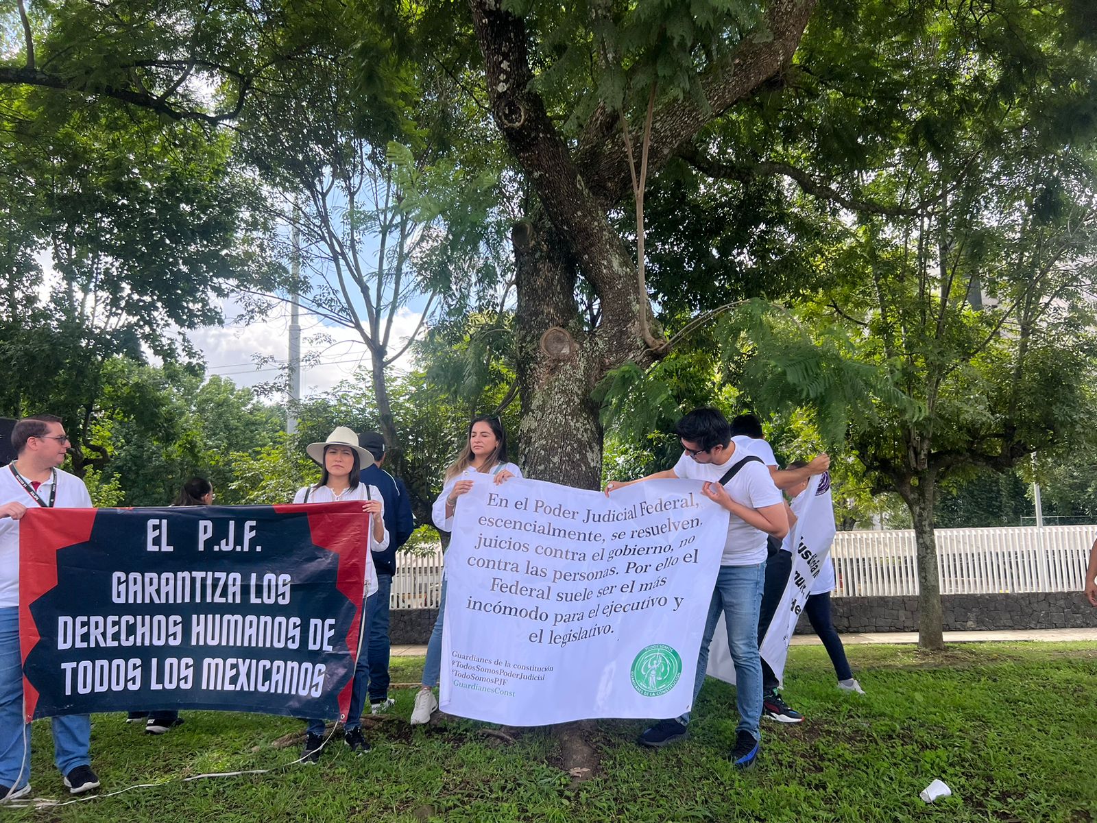 Jueces y magistrados protestan contra reforma judicial