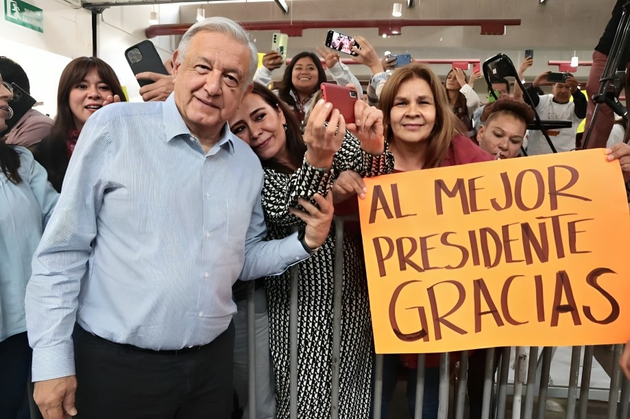 Sheinbaum elogia logros de AMLO