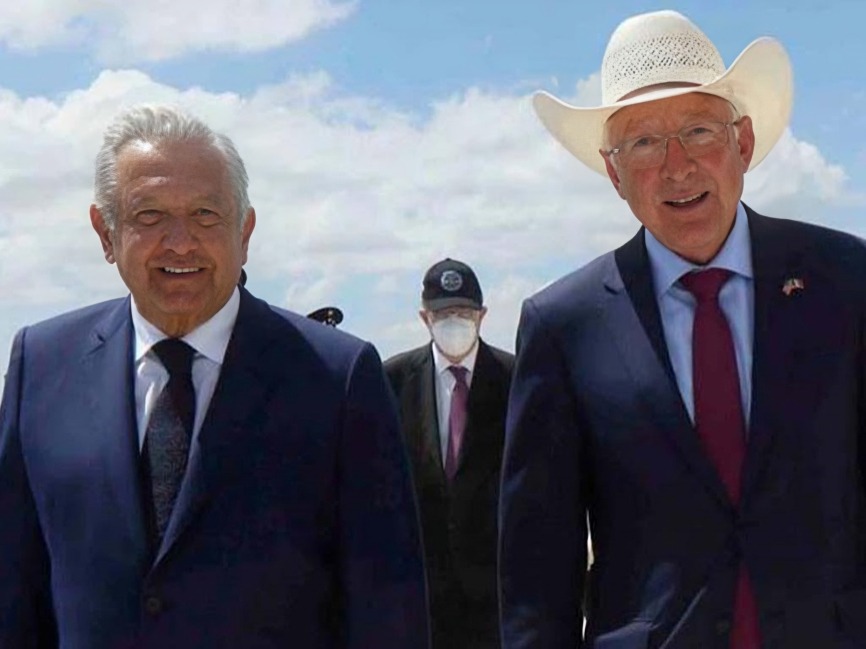 AMLO y Ken Salazar