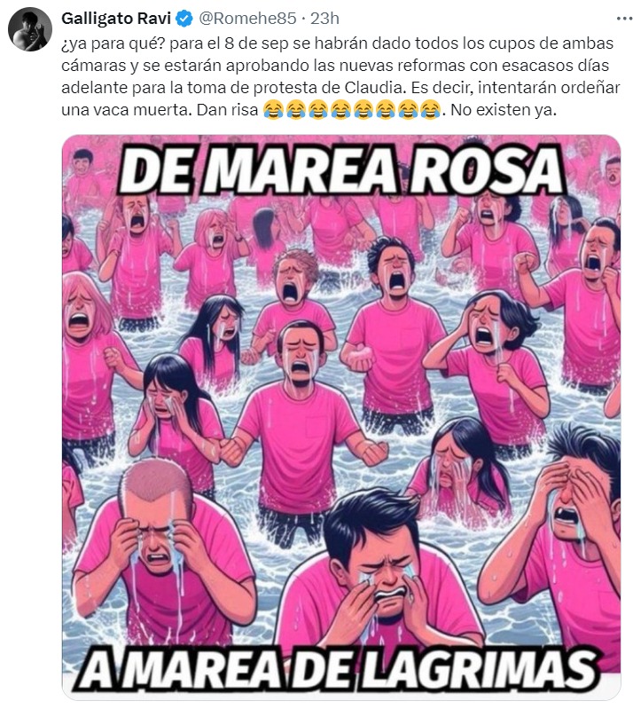 Señalaron que será inútil otra marcha