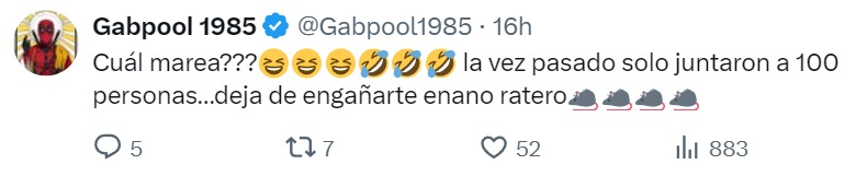 Comentaron la poca participación en Marea Rosa