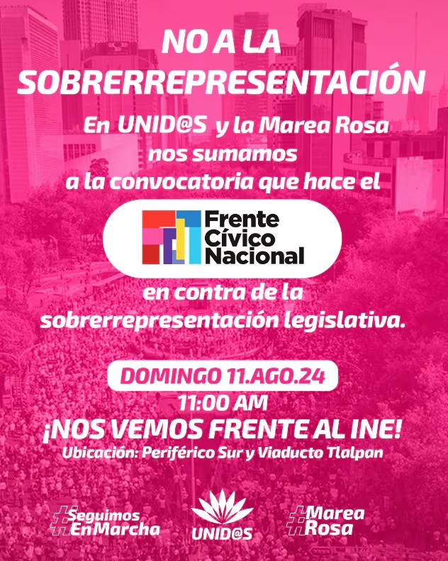 Convocatoria del FCN marcha contra sobrerrepresentación