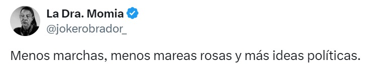 Críticas a la oposición y marchas