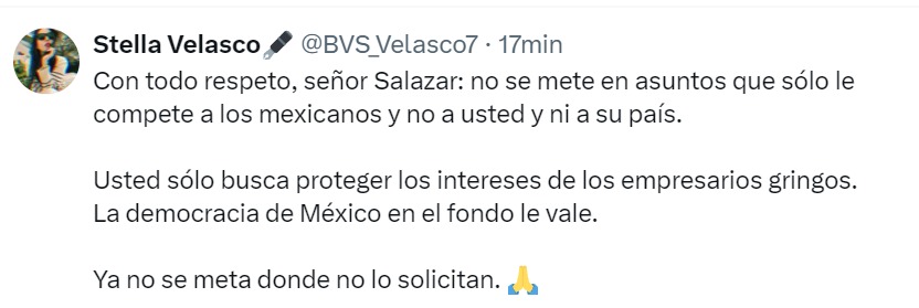 Dijeron a Ken Salazar que no se meta