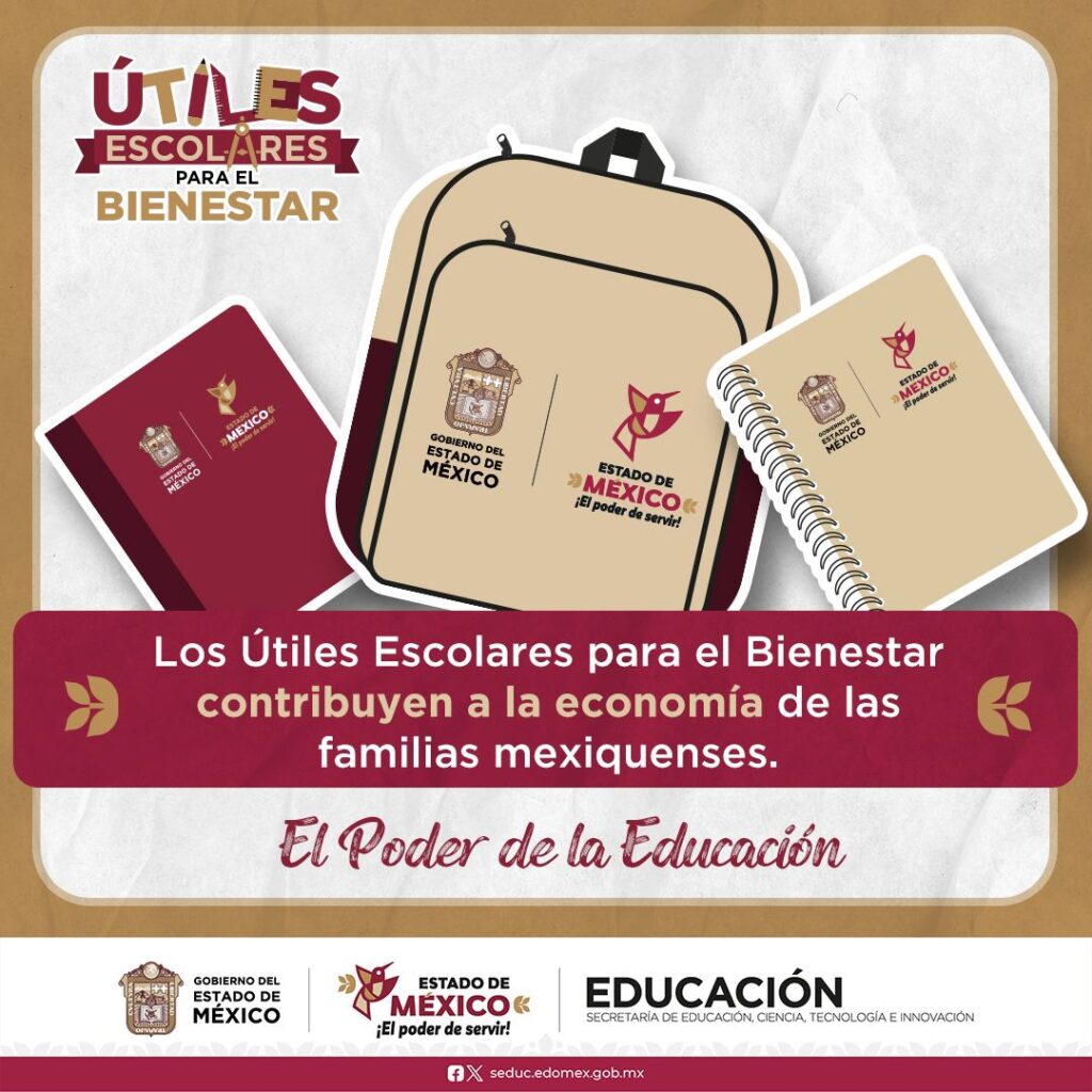 Entrega de útiles escolares para el Bienestar