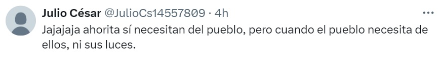 Pedir apoyo de ciudadanos es absurdo