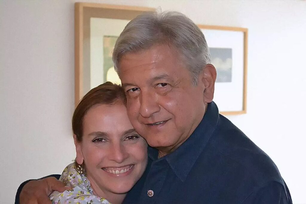 Beatriz Gutiérrez Müller y AMLO