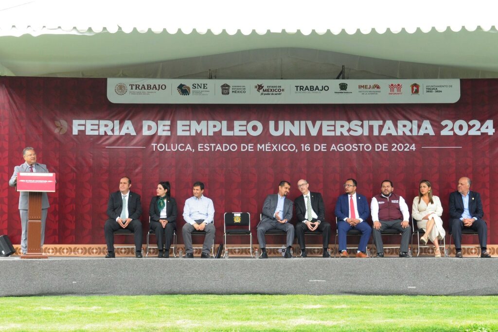 Inauguración feria del empleo en Edomex