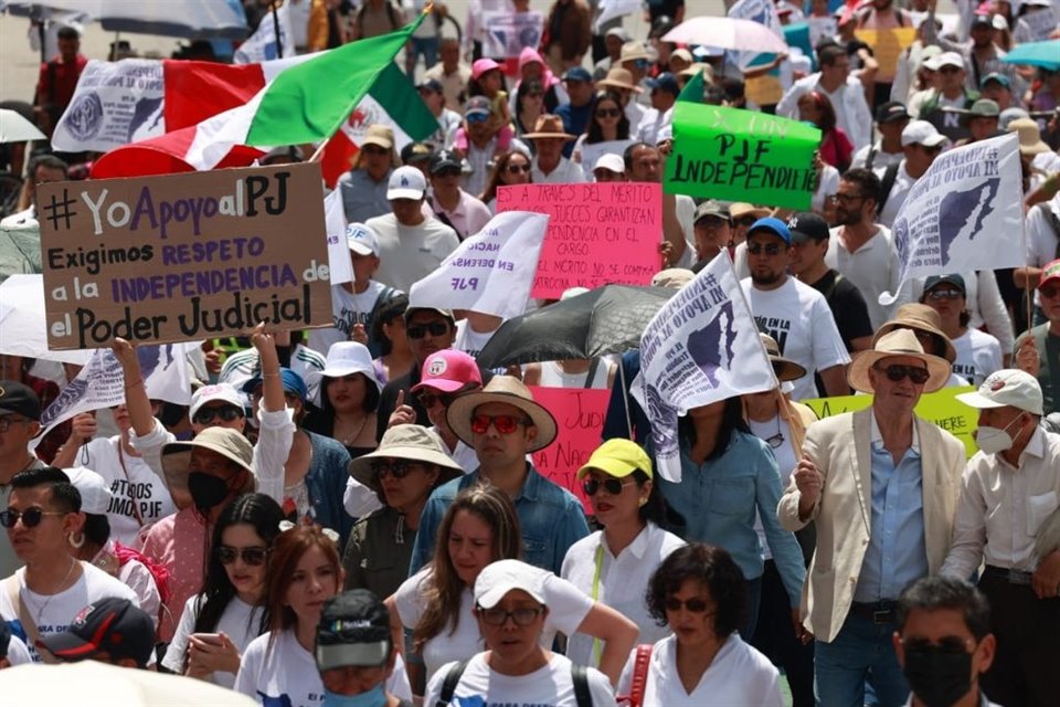 Jueces y trabajadores del PJF encabezan marchas