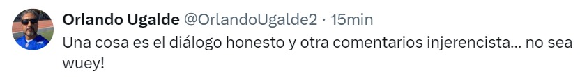 Ken Salazar y comentarios injerencistas