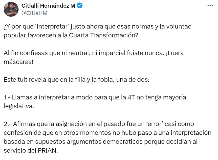 Llueven críticas a Lorenzo Córdova por error que jamás corrigió