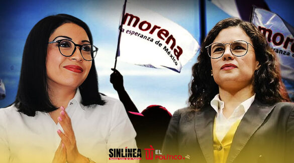 Luisa Alcalde y Esthela Damián, candidatas a dirigir Morena