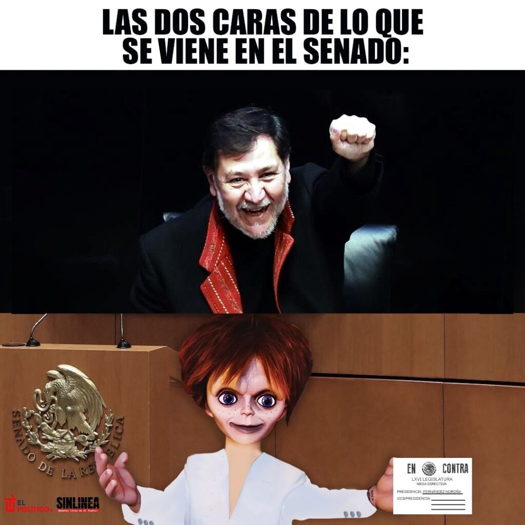 Meme Lilly Téllez en Senado