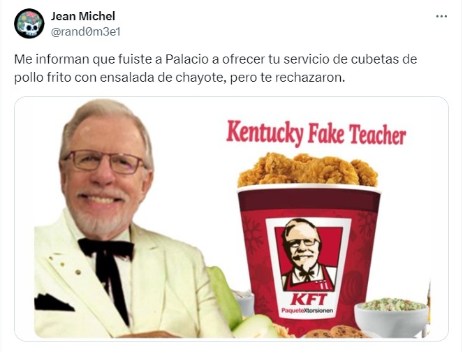 Recuerdan a López Dóriga meme de KFC