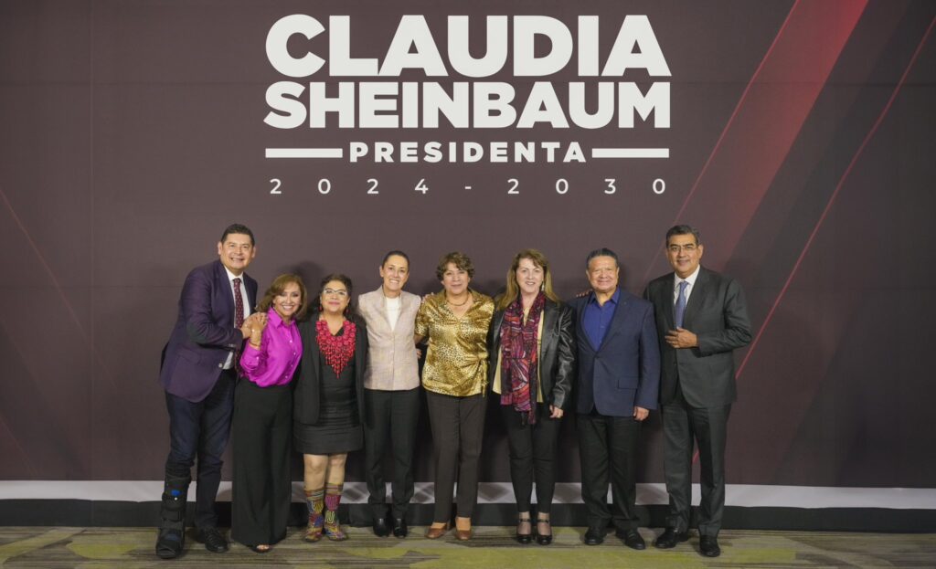 Reunión Sheinbaum, Armenta y gobernadores electos