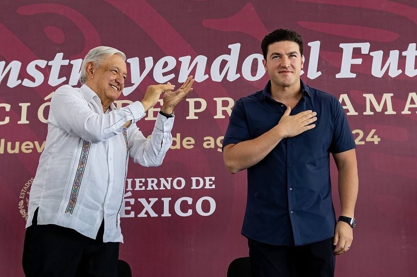 Samuel García recibió a AMLO el fin de semana