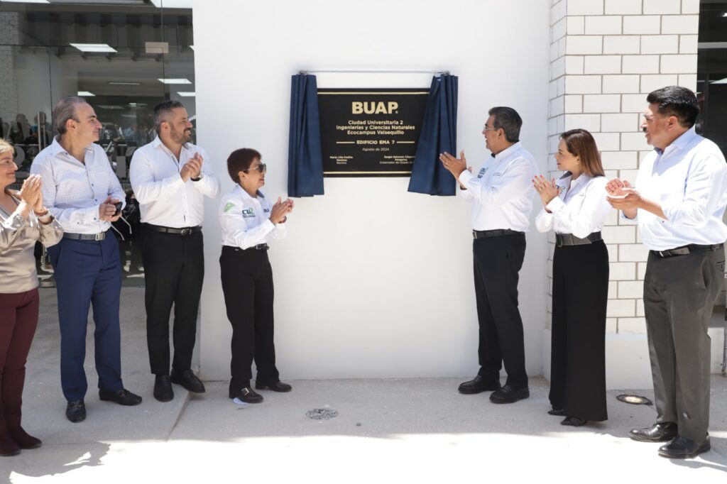 Sergio Salomón y Lilia Cedillo inauguraron campus BUAP