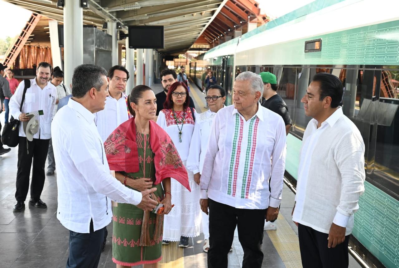 AMLO y Sheinbaum en Chiapas