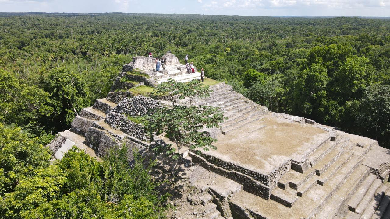 AMLO y Sheinbaum celebran zona arqueológica de Ichkabal 