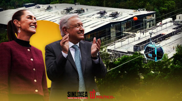 AMLO y Sheinbaum inauguran línea 3 del Cablebús