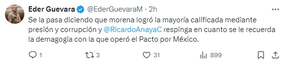 Anaya respinga cuando se le recuerda el Pacto por México