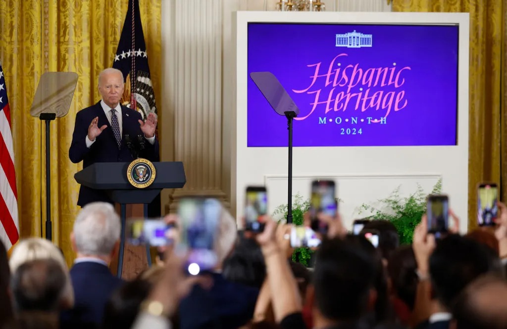 Biden en celebración Mes de la hispanidad 