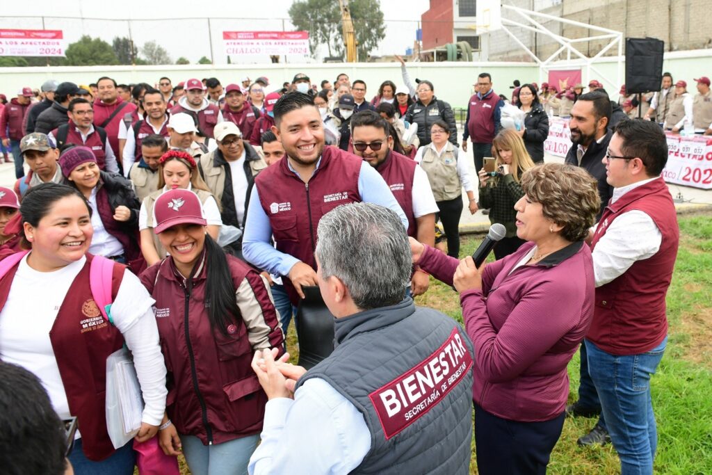 Brigadas del Bienestar continúan sirviendo en Chalco