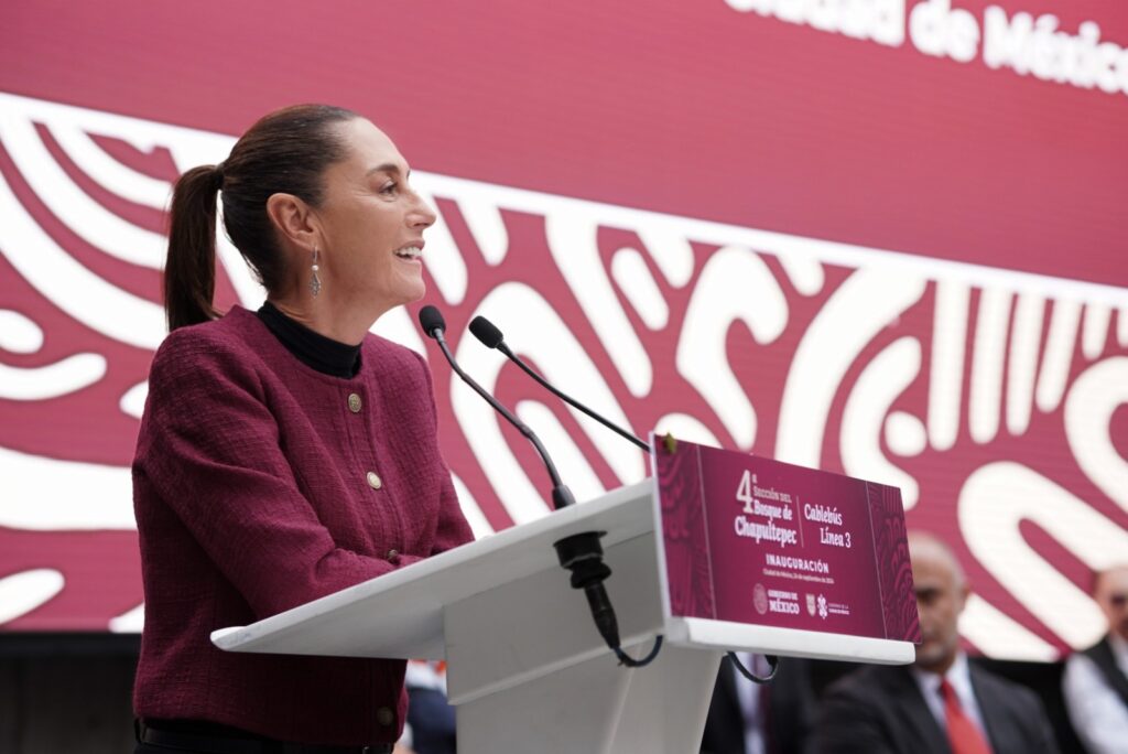 Claudia Sheinbaum y AMLO inauguran cuarta sección de Chapultepec