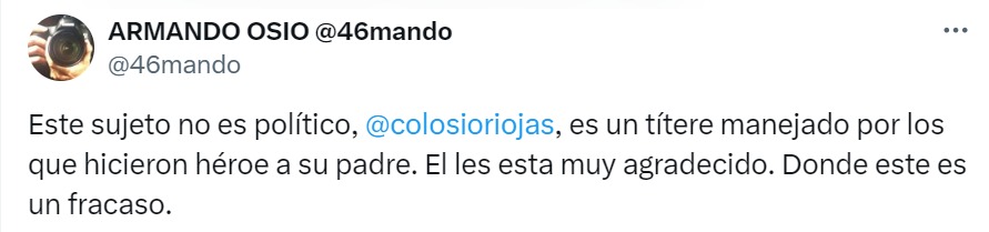 Colosio títere manejado