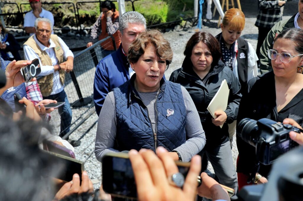 Delfina Gómez informó de obras y apoyos en Naucalpan