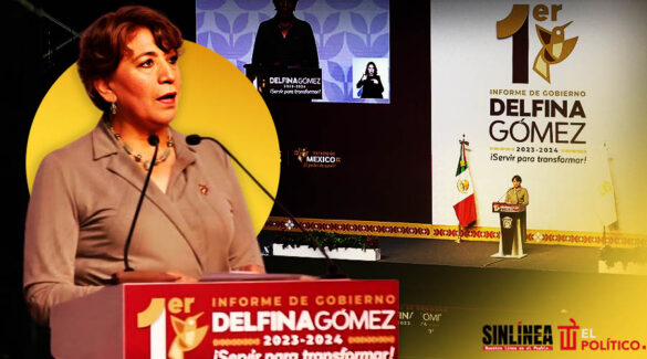 Delfina Gómez rinde primer informe como gobernadora del Edomex