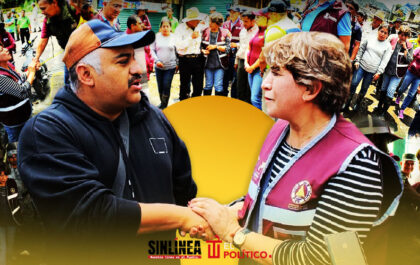 Delfina Gómez supervisa labores de emergencia en Jilotzongo