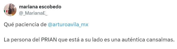 Elogián la paciencia que tiene con los senadores del PRIAN