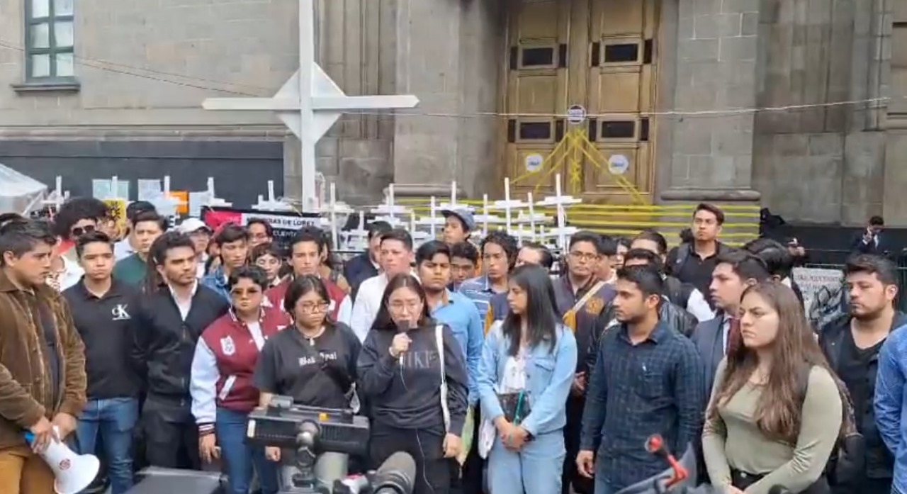 Estudiantes demostraron apoyo a reforma judicial