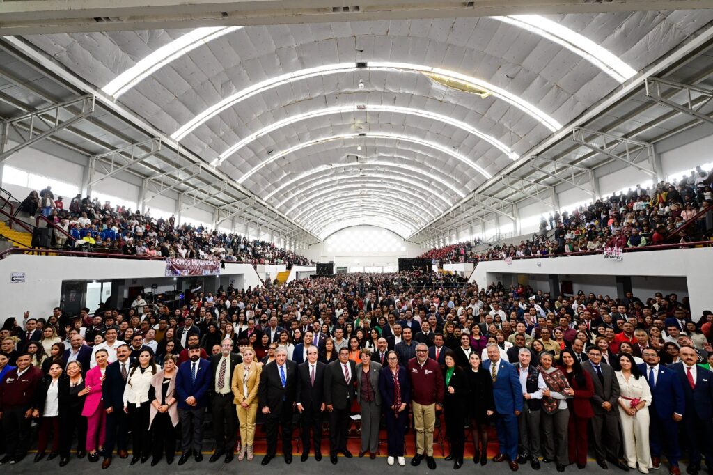 Evento de informe de labores Delfina Gómez