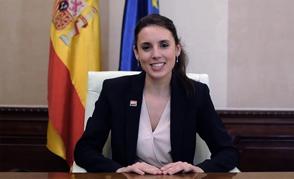 Irene Montero, diputada de Podemos