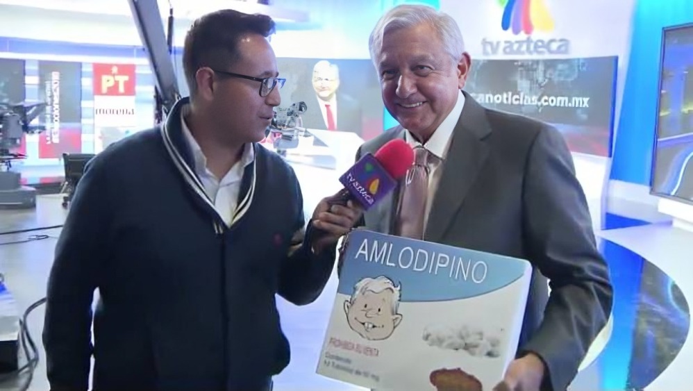 Irving Pineda y AMLO