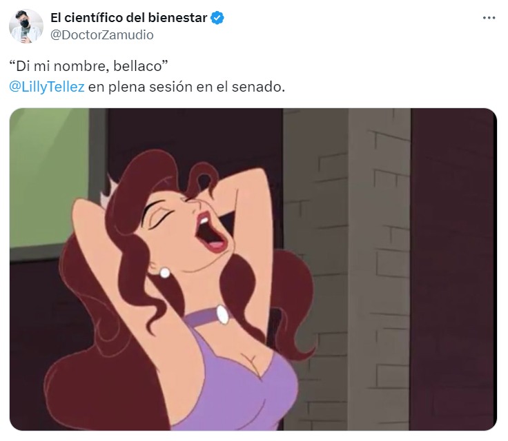 Memes hacia Lilly Téllez por llamar bellaco a Noroña