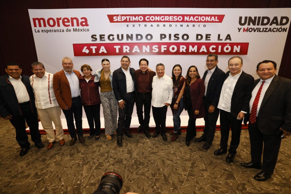 Luisa María Alcalde y Congreso de Morena