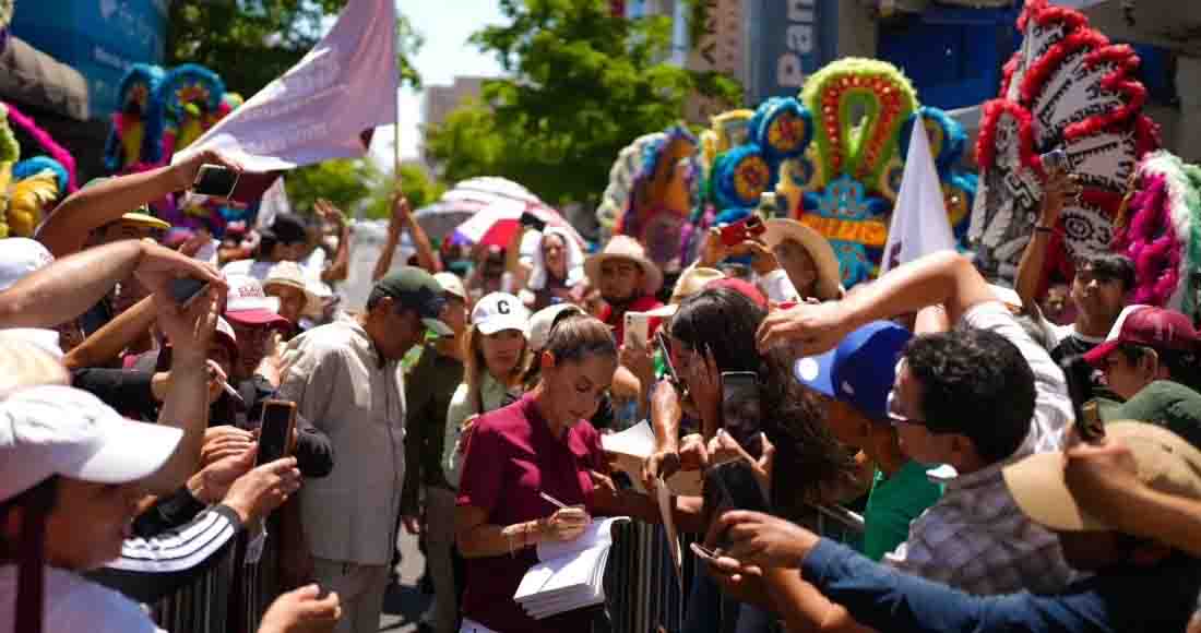 Mexicanos apoyan a Sheinbaum