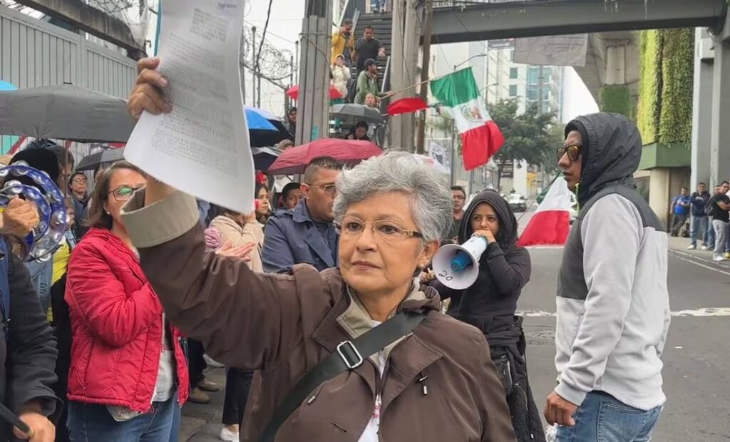 Patricia Aguayo, vocera de trabajadores del PJF