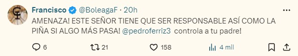 Pedro Ferriz debe ser responsable